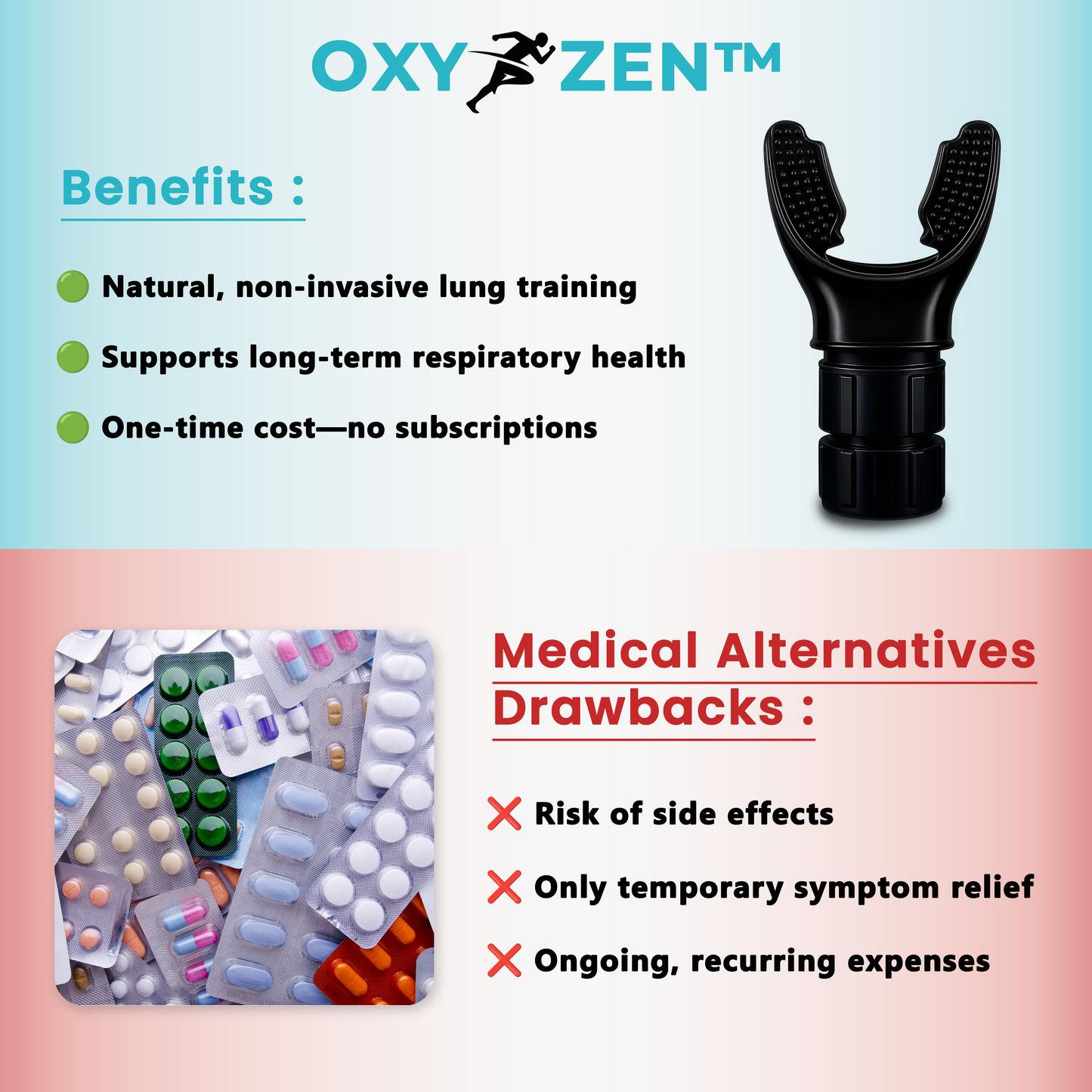 OxyZen™ Breathing Trainer – Boost Lung Strength Fast